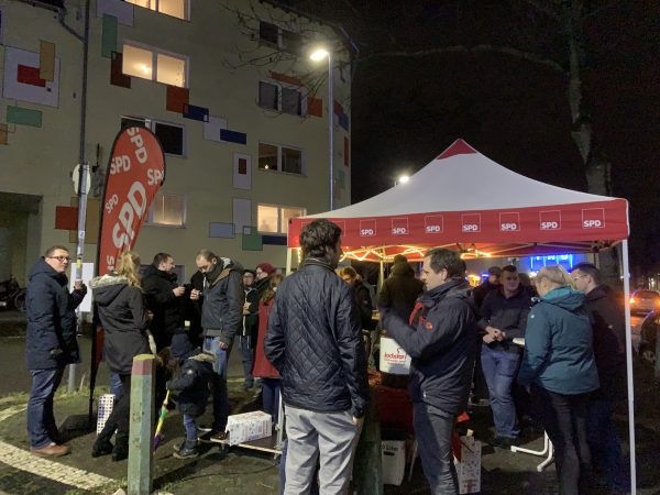 Glühweinstand der SPD Bochum-Ehrenfeld (2018)