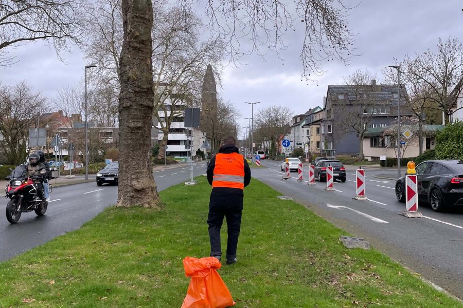 Stadtputz 2023: an der Königsallee